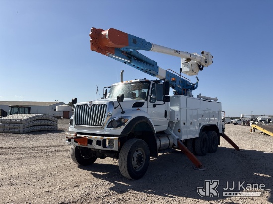 (Dixon, CA) Altec AM55, Over-Center Material Handling Bucket Truck rear mounted on 2013 Internationa