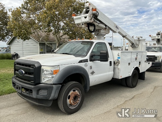 (Dixon, CA) Altec AT235, Telescopic Non-Insulated Bucket Truck rear mounted on 2016 Ford F-450 SD Ut