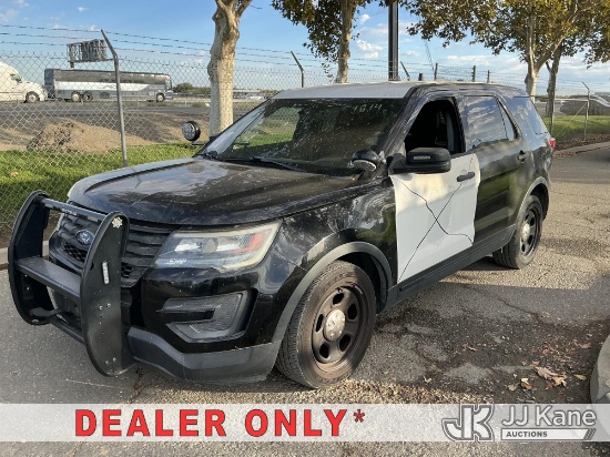 (Dixon, CA) 2016 Ford Explorer Police 4-Door Sport Utility Vehicle Runs & Moves)(Interior Defects-No