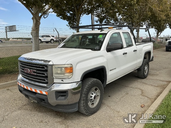 (Dixon, CA) 2015 GMC Sierra 2500HD Extended-Cab Pickup Truck Runs & Moves