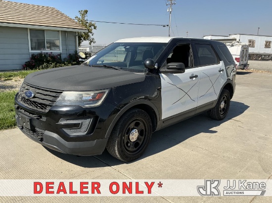 (Dixon, CA) 2017 Ford Explorer Police 4-Door Sport Utility Vehicle Runs & Moves)(Interior Defects-No