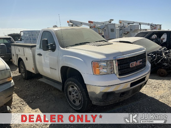 (Dixon, CA) 2012 GMC Sierra 2500HD Service Truck Not Running, Conditions Unknown) (Dash Warning Indi