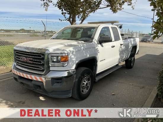 (Dixon, CA) 2015 GMC Sierra 2500HD Extended-Cab Pickup Truck Runs & Moves)(Dash Warning Indicators O