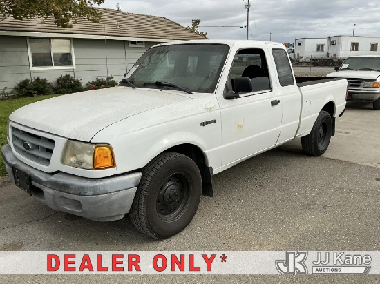 (Dixon, CA) 2003 Ford Ranger Extended-Cab Pickup Truck Runs & Moves)(Engine Performance Concerns-Eng