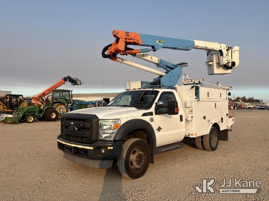 (Dixon, CA) Altec AT37G, Articulating & Telescopic Bucket mounted behind cab on 2013 Ford F-550 Regu