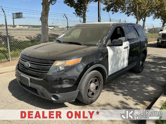 (Dixon, CA) 2015 Ford Explorer Police 4-Door Sport Utility Vehicle Runs & Moves)(Dash Warning Indica