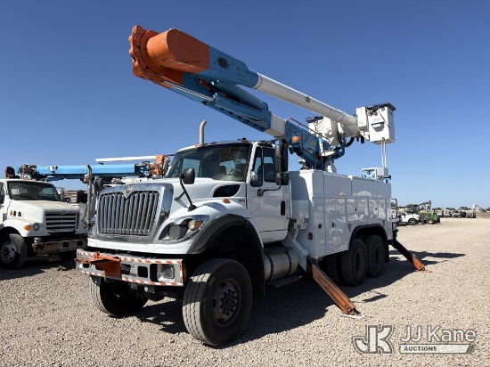 (Dixon, CA) Altec AM55, Over-Center Material Handling Bucket Truck rear mounted on 2013 Internationa