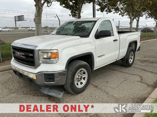 (Dixon, CA) 2014 GMC Sierra 1500 Pickup Truck Runs & Moves)(Dash Warning Indicators On, Engine Perfo