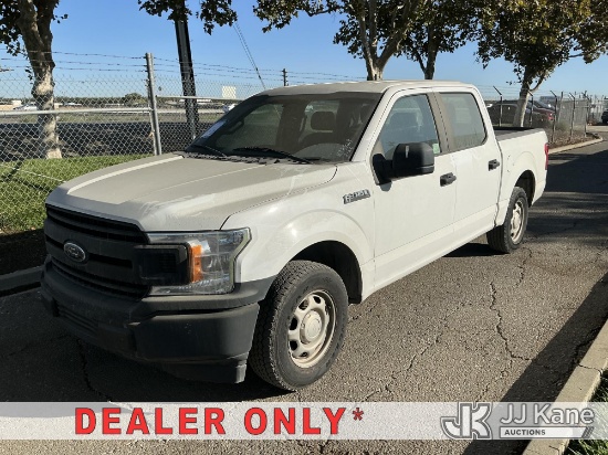 (Dixon, CA) 2018 Ford F-150 Crew-Cab Pickup Truck Runs & Moves)(Dash Warning Indicators