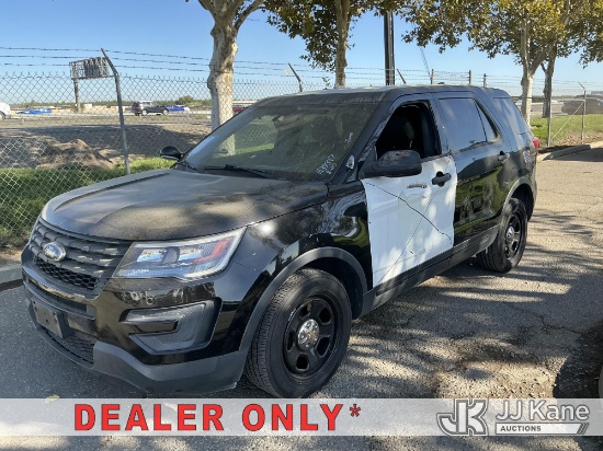 (Dixon, CA) 2017 Ford Explorer Police 4-Door Sport Utility Vehicle Runs & Moves)(Dash Warning Indica