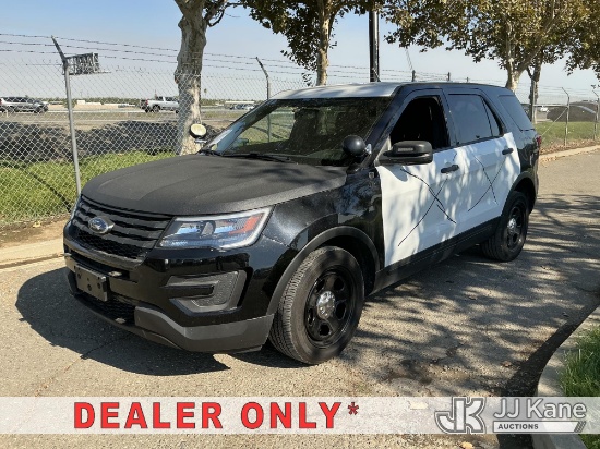 (Dixon, CA) 2017 Ford Explorer Police 4-Door Hybrid Sport Utility Vehicle Runs & Moves)(Interior Def