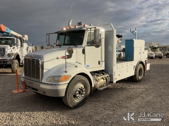 (Dixon, CA) Autocrane 6006H, Crane rear mounted on 2013 Peterbilt 337 Mechanics Service Truck Runs &