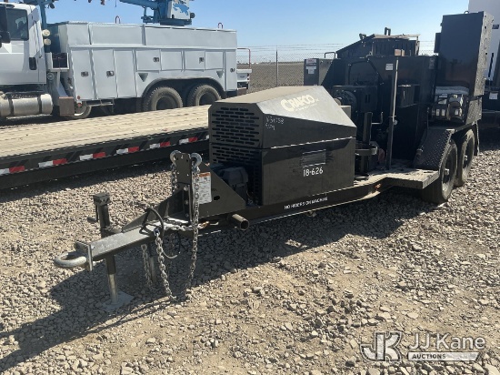 (Dixon, CA) 2018 Crafco Patcher II Black-Top/Patch Trailer Engine Runs & Operates