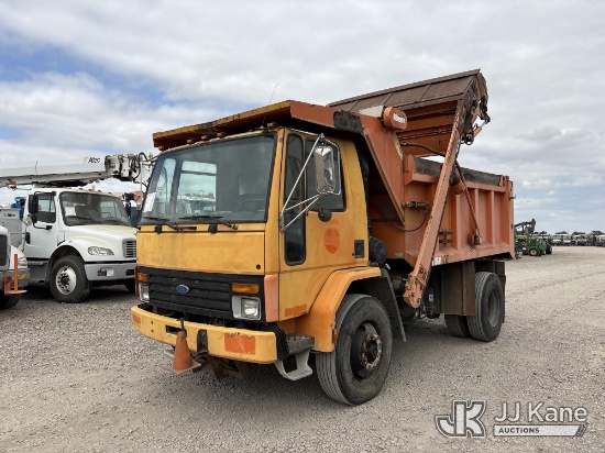 (Dixon, CA) 1996 Ford CF8000 Dump Truck Runs, Moves & Operates