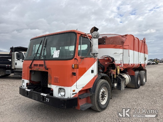 (Dixon, CA) 2012 Autocar Xpeditor Garbage/Compactor Truck Runs, Moves & Operates