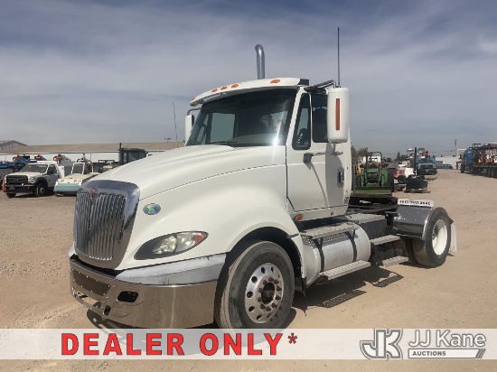 (Dixon, CA) 2012 International Prostar LA687 Truck Tractor Runs & Moves, Dash Warning Indicators On,