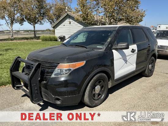 (Dixon, CA) 2015 Ford Explorer Police 4-Door Sport Utility Vehicle Runs & Moves)(Interior Defects-No