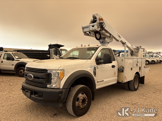 (Dixon, CA) Altec AT235, Telescopic Non-Insulated Bucket Truck mounted behind cab on 2017 Ford F-450