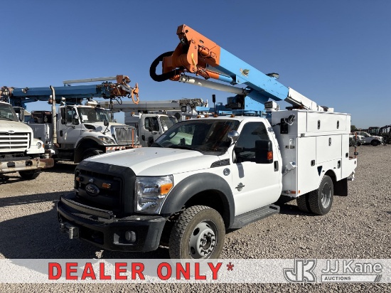 (Dixon, CA) Altec AT37G, Articulating & Telescopic Bucket mounted behind cab on 2016 Ford F-550 Regu