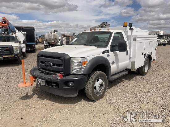 (Dixon, CA) 2012 Ford F-550 Enclosed Service Truck Runs & Moves