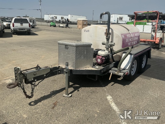 (Dixon, CA) 2008 Magnum Products UTILITY T/A Water Tank Trailer Approx 500gal