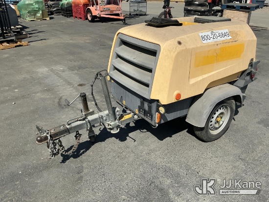 (Dixon, CA) 2017 Atlas Copco XAS110 Portable Air Compressor Not Running, Condition Unknown) (In lieu