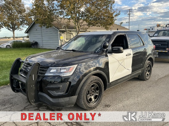 (Dixon, CA) 2016 Ford Explorer Police 4-Door Sport Utility Vehicle Runs & Moves)(Interior Defects-No
