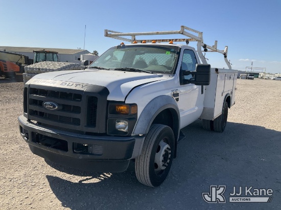 (Dixon, CA) 2008 Ford F-450 SD Regular Cab DRW Service Truck Runs & Moves
