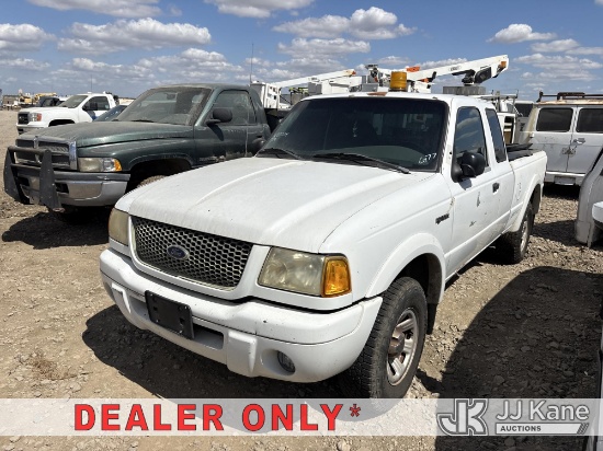 (Dixon, CA) 2002 Ford Ranger Extended-Cab Pickup Truck Engine Runs, Drivetrain/Transmission Issues