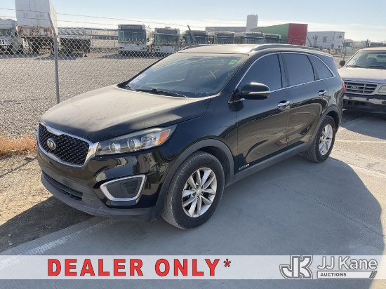 (Dixon, CA) 2018 Kia Sorento LX V6 AWD 4-Door Sport Utility Vehicle Runs & Moves)(Dash Warning Indic