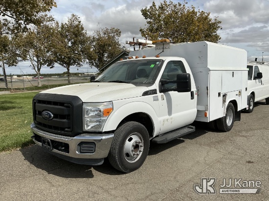 (Dixon, CA) 2014 Ford F-350 SD Enclosed Service Truck Runs & Moves