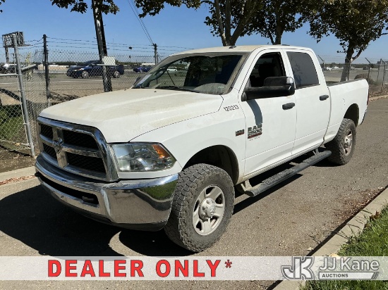 (Dixon, CA) 2018 RAM 2500 Tradesman Crew Cab SWB Crew-Cab Pickup Truck Runs & Moves)(Engine Performa