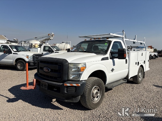 (Dixon, CA) 2016 Ford F-350 SD Service Truck Runs & Moves)( This Vehicle Is Subject To An Open NHTSA