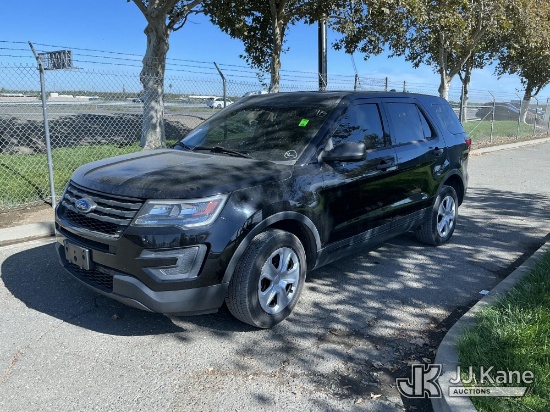 (Dixon, CA) 2017 Ford Explorer Police 4-Door Sport Utility Vehicle Runs & Moves