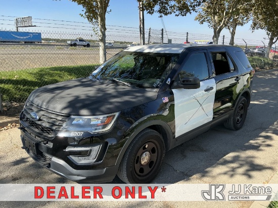 (Dixon, CA) 2017 Ford Explorer Police 4-Door Sport Utility Vehicle Runs & Moves)(Interior Defects-No