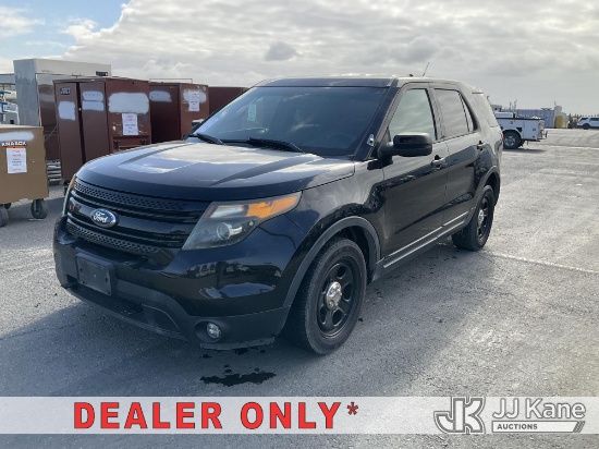 (Dixon, CA) 2015 Ford Explorer Police 4-Door Sport Utility Vehicle Runs & Moves (Dash Warning Indica