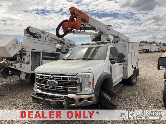(Dixon, CA) Altec AT40G, Articulating & Telescopic Bucket Truck mounted behind cab on 2023 Ford F600