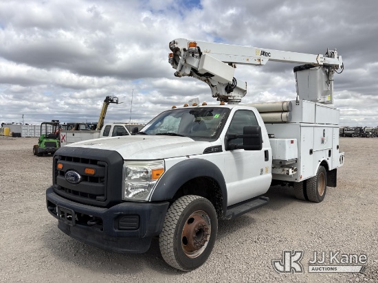 (Dixon, CA) Altec AT200-A, Telescopic Non-Insulated Bucket Truck mounted behind cab on 2015 Ford F-4