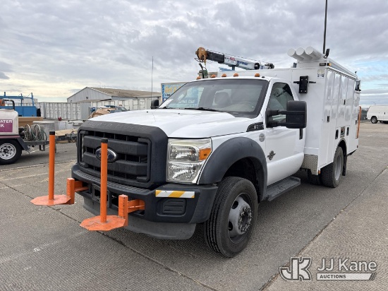 (Dixon, CA) 2013 Ford F-550 Regular Cab DRW Service Truck Runs, Moves & Operates