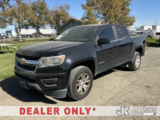 (Dixon, CA) 2017 Chevrolet Colorado LT Long Box Crew-Cab Pickup Truck Runs & Moves)(Permanent Code P