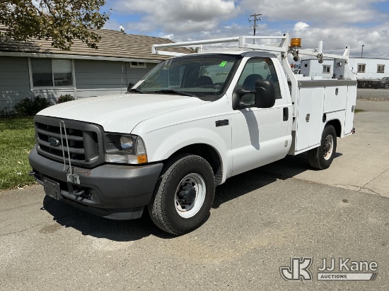 (Dixon, CA) 2004 Ford F-250 SD Enclosed Service Truck Runs & Moves