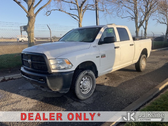 (Dixon, CA) 2012 RAM 2500 Crew-Cab Pickup Truck Runs & Moves) (Seller States Needs New Engine, Low C
