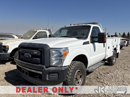 (Dixon, CA) 2013 Ford F-350 SD Service Truck Engine Runs Rough, Transmission Operates
