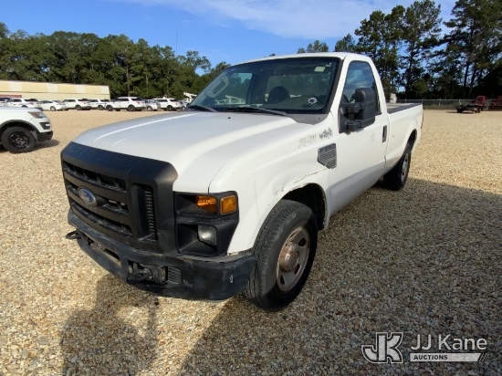 (Hammond, LA) 2008 Ford F250 Pickup Truck Not Running, Condition Unknown, No keys, Interior Damage,