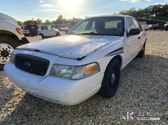 (Hammond, LA) 2008 Ford Crown Victoria Police Interceptor 4-Door Sedan Not Running, Condition Unknow