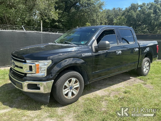 (Tampa, FL) 2018 Ford F-150 Crew-Cab Pickup Truck, State of Florida Unit Runs & Moves) (Engine Perfo