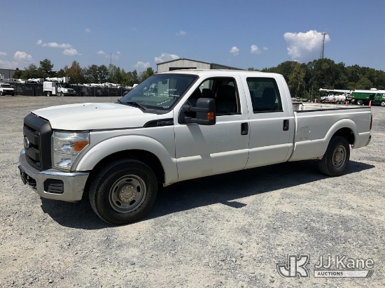 (China Grove, NC) 2012 Ford F250 Crew-Cab Pickup Truck Duke Unit) (Runs & Moves) (Dash Warning Indic