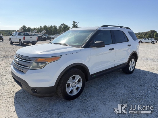 (Villa Rica, GA) 2014 Ford Explorer Base 4-Door Sport Utility Vehicle Runs & Moves) (Dash Warning In