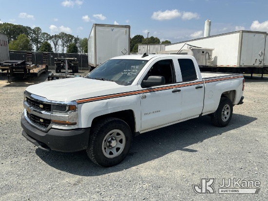 (China Grove, NC) 2018 Chevrolet Silverado 1500 4X4 Extended-Cab Pickup Truck Runs & Moves) (Seller