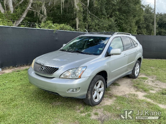 (Tampa, FL) 2008 Lexus RX 350 Sport Utility Vehicle Runs & Moves)(EXEMPT from Odometer Disclosure)(F